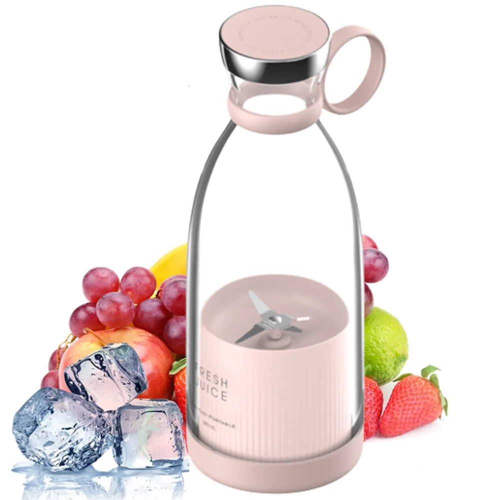 Fresh Juice™ Smoothie Express Portátil - Rosa